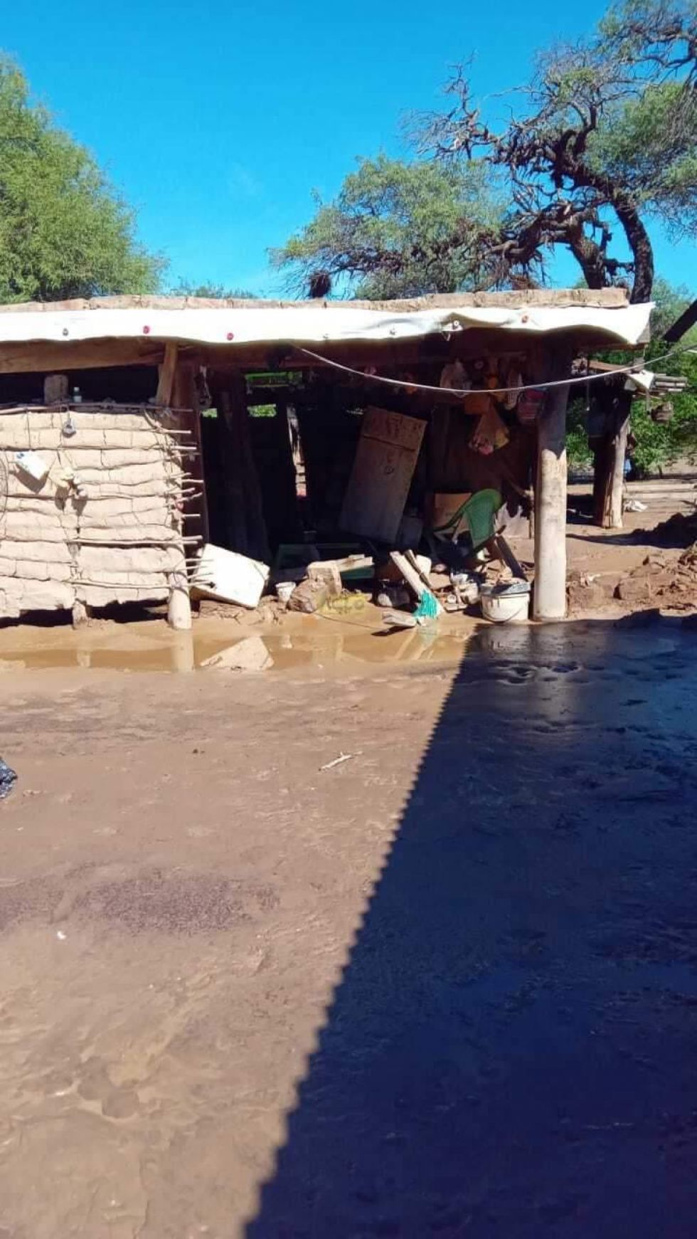 Comunidades bajo el agua en Villa Montes claman por ayuda de las autoridades