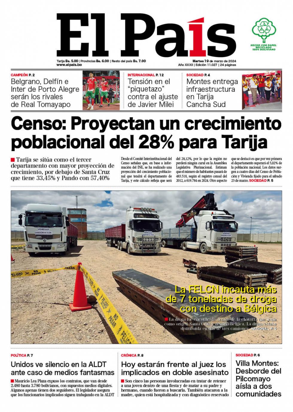 Pronósticos del censo, violencia desatada, lío en Argentina, la Copa Sudamericana: Lee las imprescindibles