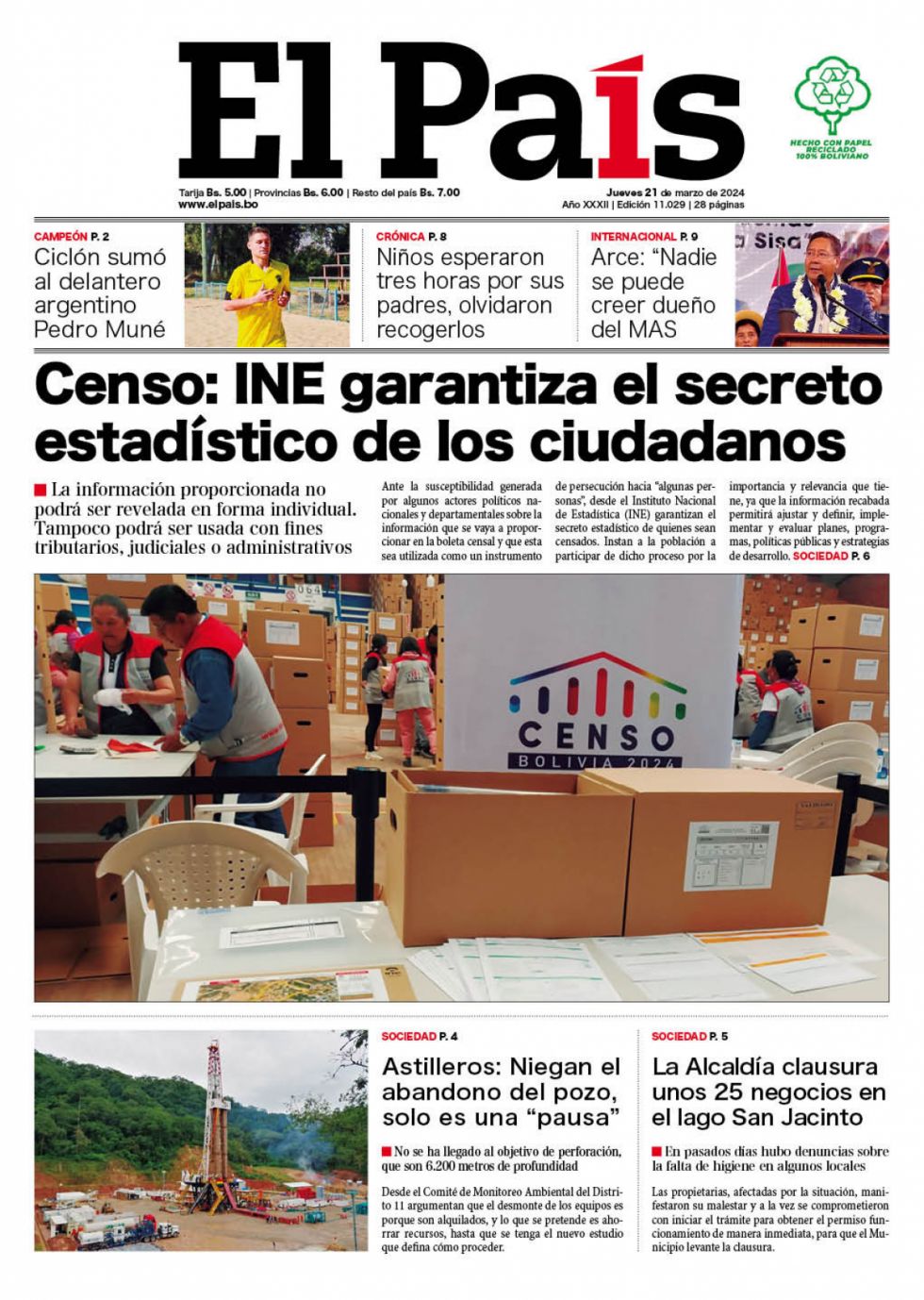 El secreto del INE, el cuento de Astilleros, los relojes de Boluarte... Lee las imprescindibles 