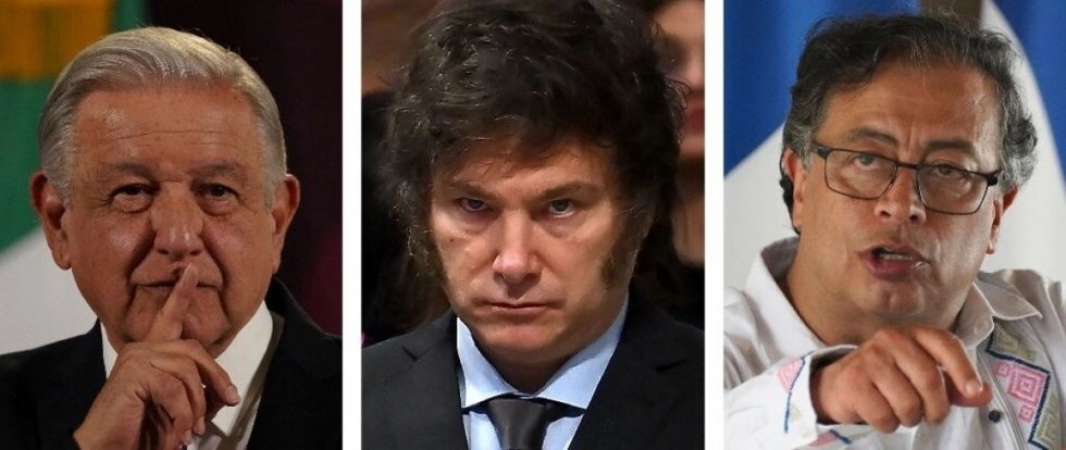 Javier Milei y la tensa relación con Petro, López Obrador y Maduro