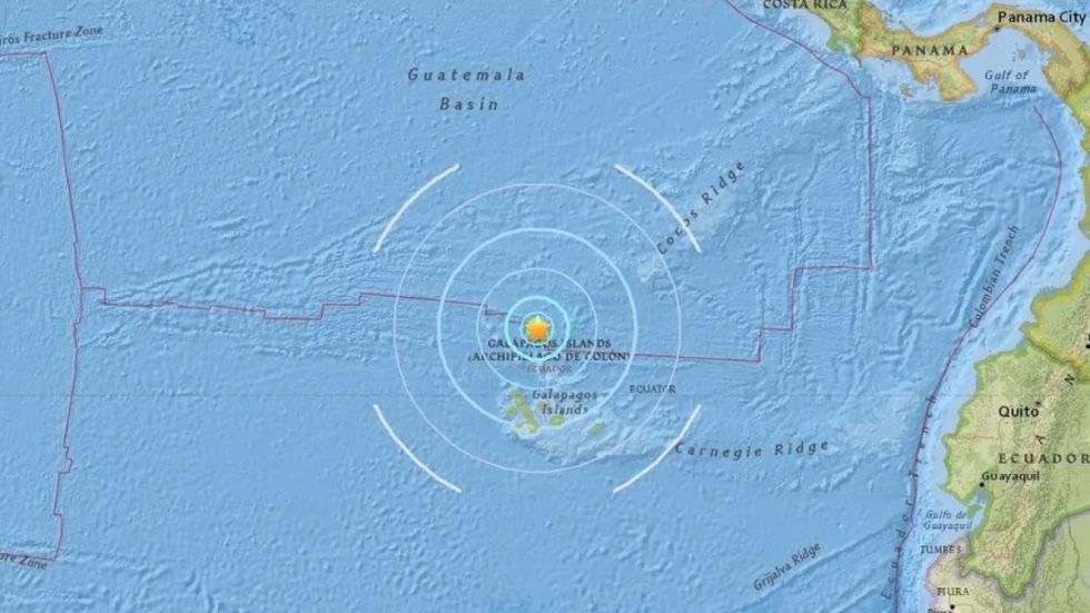 Sismo de magnitud 5,1 frente a las costas de Ecuador