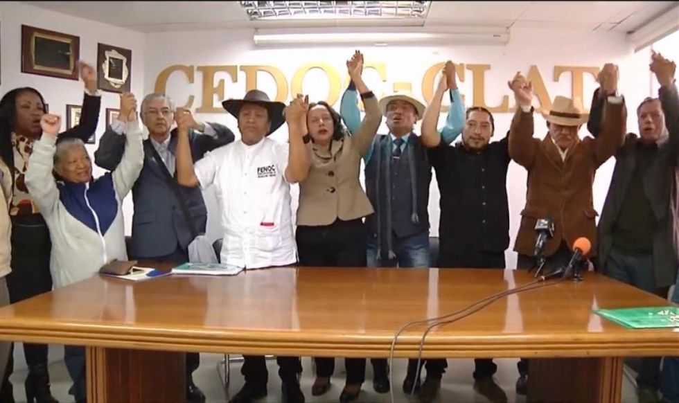 Grupos sociales de Ecuador dicen no a la consulta
