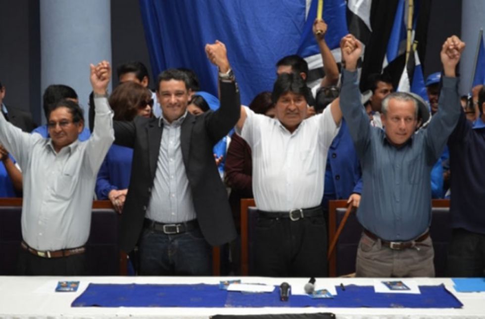 Evo nombrando a Canedo candidato