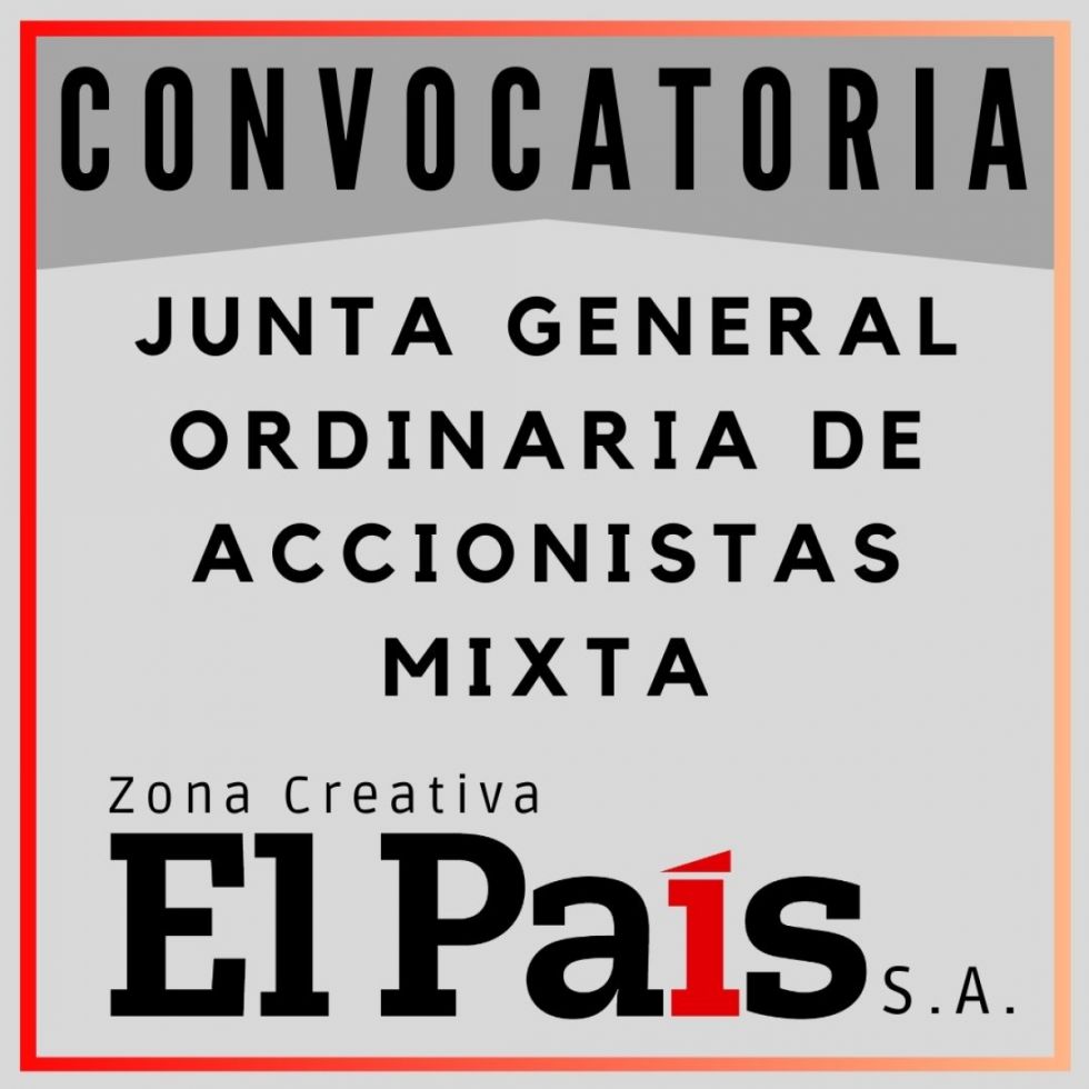 El País S.A. convoca a junta ordinaria de accionistas