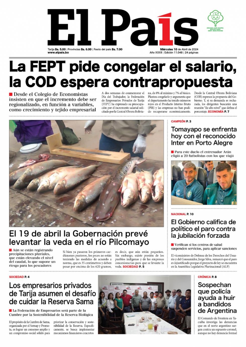 El incremento salarial, el paro médico y el fútbol: Lee las imprescindibles de hoy