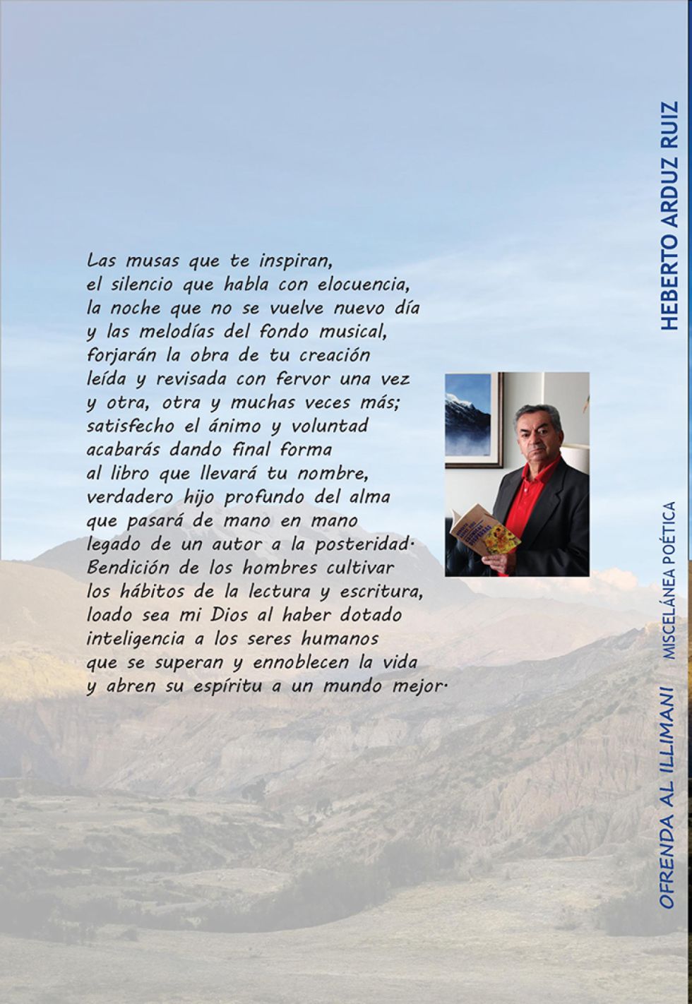 Contratapa OFRENDA AL ILLIMANI