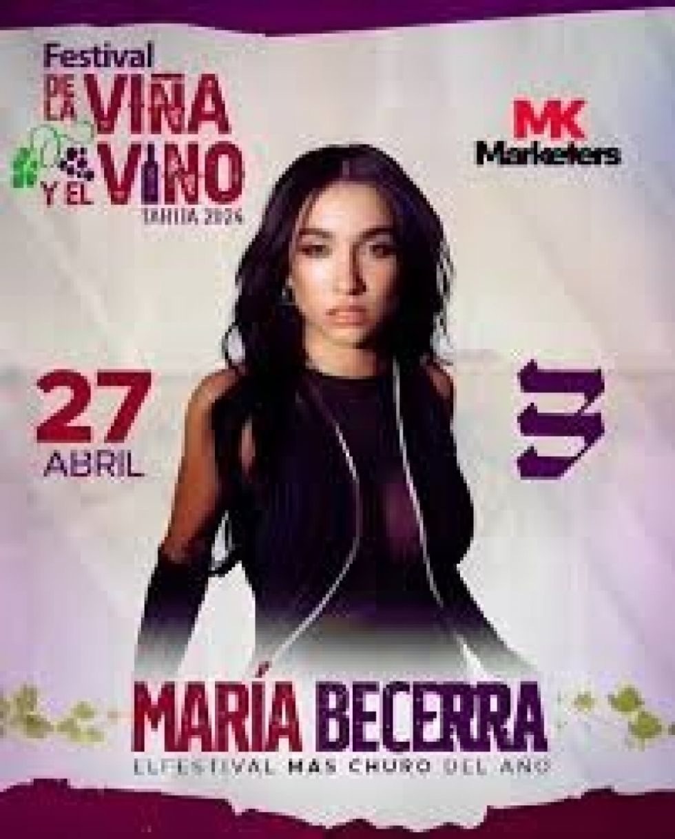 Festival de la Viña y el Vino: Llegada de María Becerra a Tarija, entradas, horarios y artistas