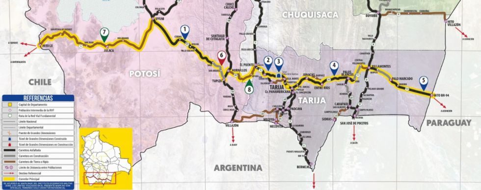 ABC: Falta construir 393 km para  el Corredor Bioceánico del Sur 