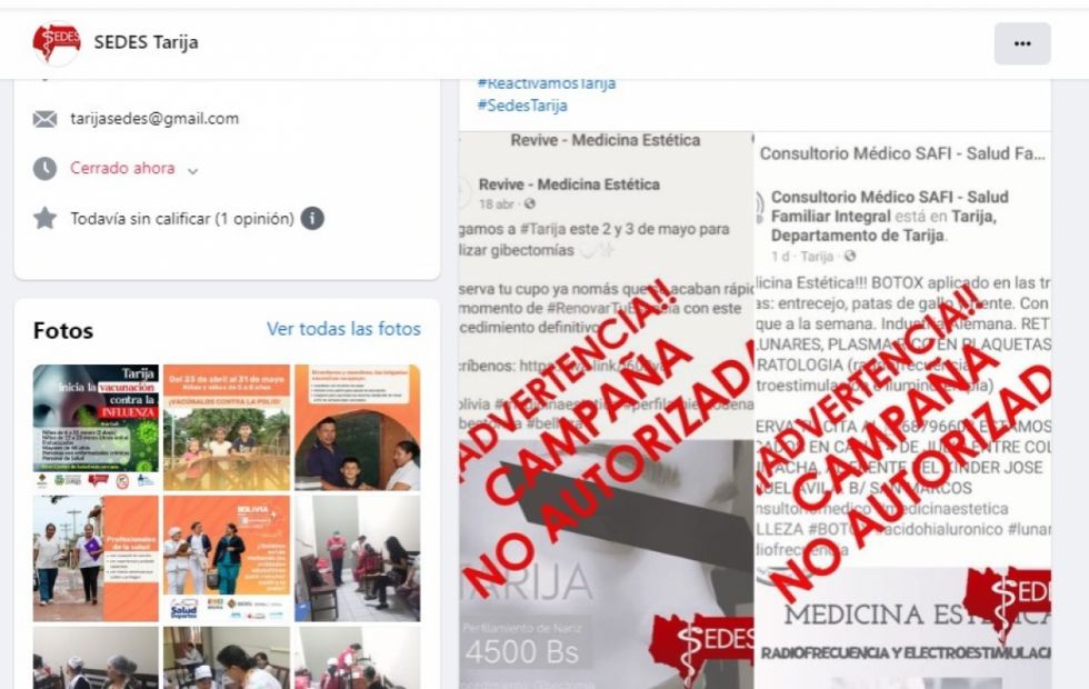 Aumentan las ofertas de servicio de medicina estética sin autorización 