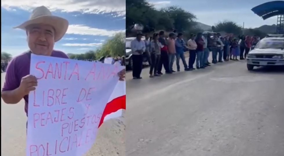 Campesinos de Santa Ana y La Pintada piden el retiro de puestos de peaje y control 