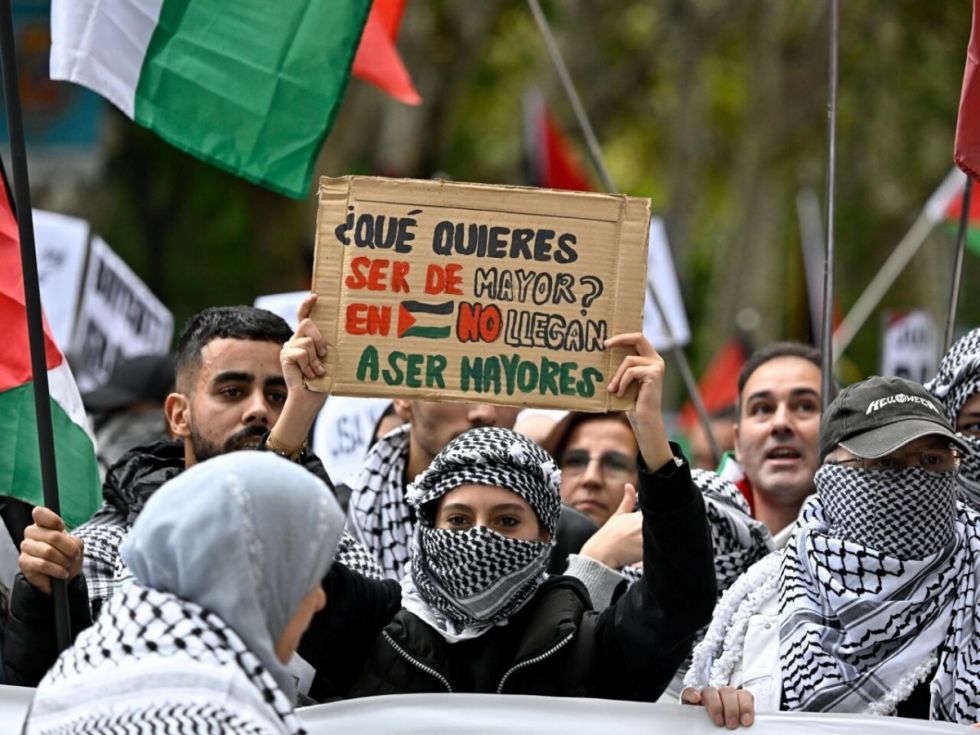 Ecuador: realizan plantones a favor de Palestina