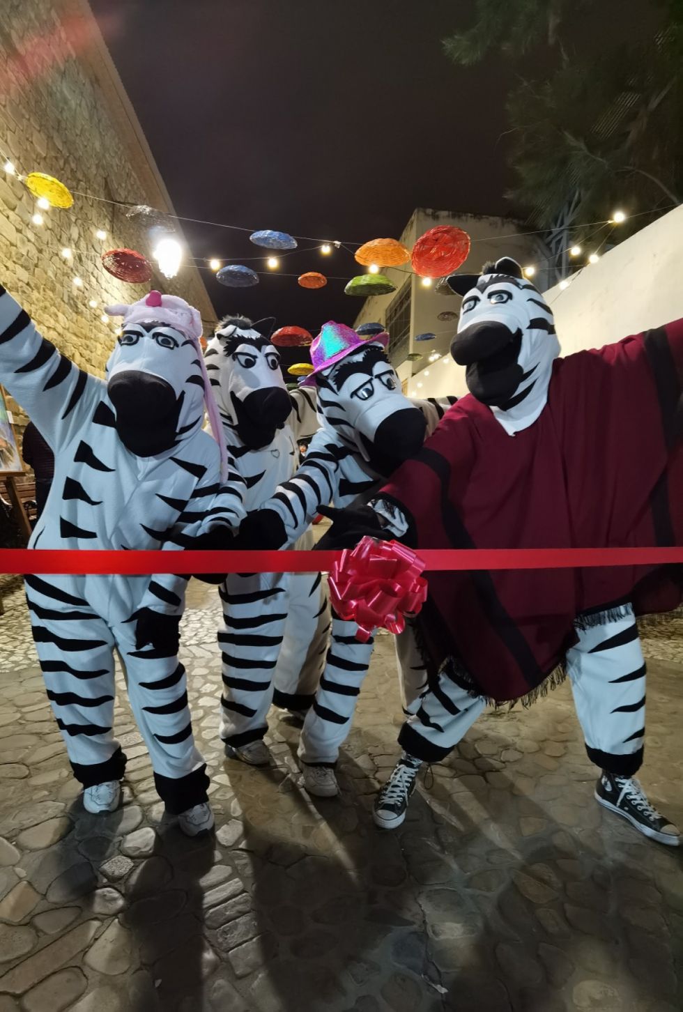 Las cebritas en la inauguración de la Semana de Museos.
