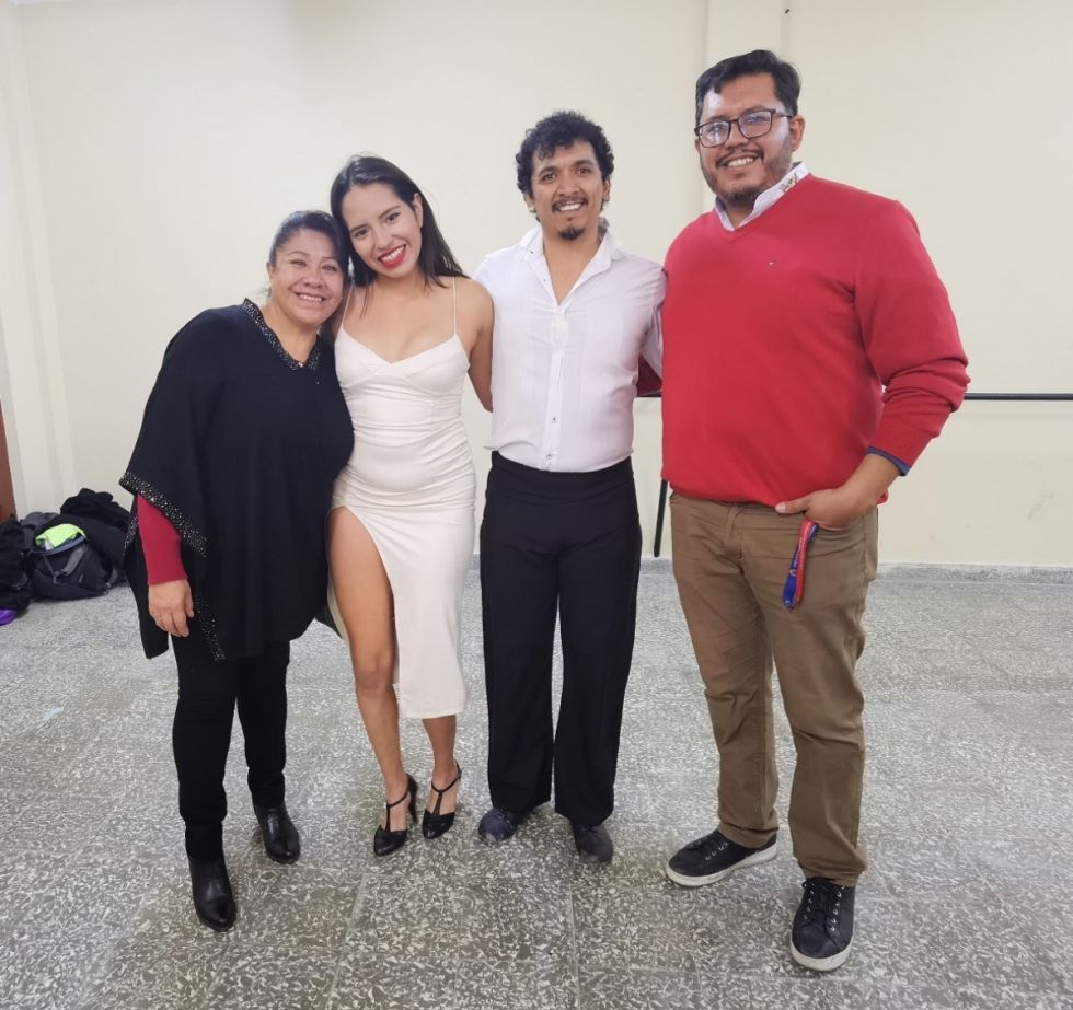 Gimena Navia, María Fernanda Dipp, Carlos Salinas y Miguel Gonzáles.