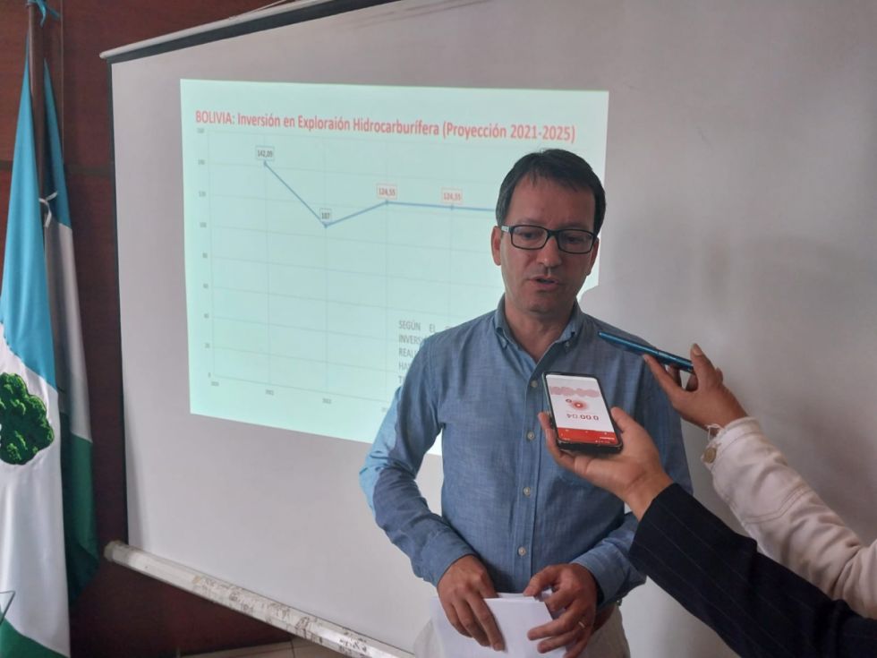 Lema: La producción de gas en Tarija disminuyó 30%
