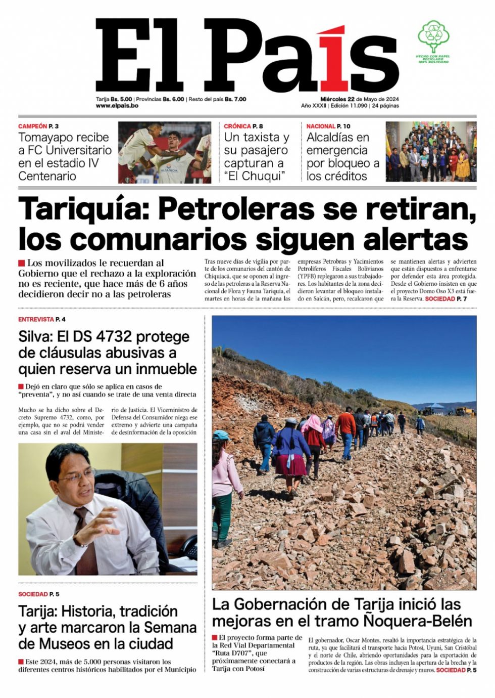 El asedio a Tariquía, los créditos de las alcaldías, Zelenski y más: Lee las imprescinidbles