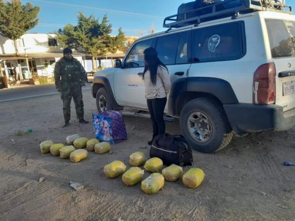Caen dos personas que transportaban droga, su destino era Tarija