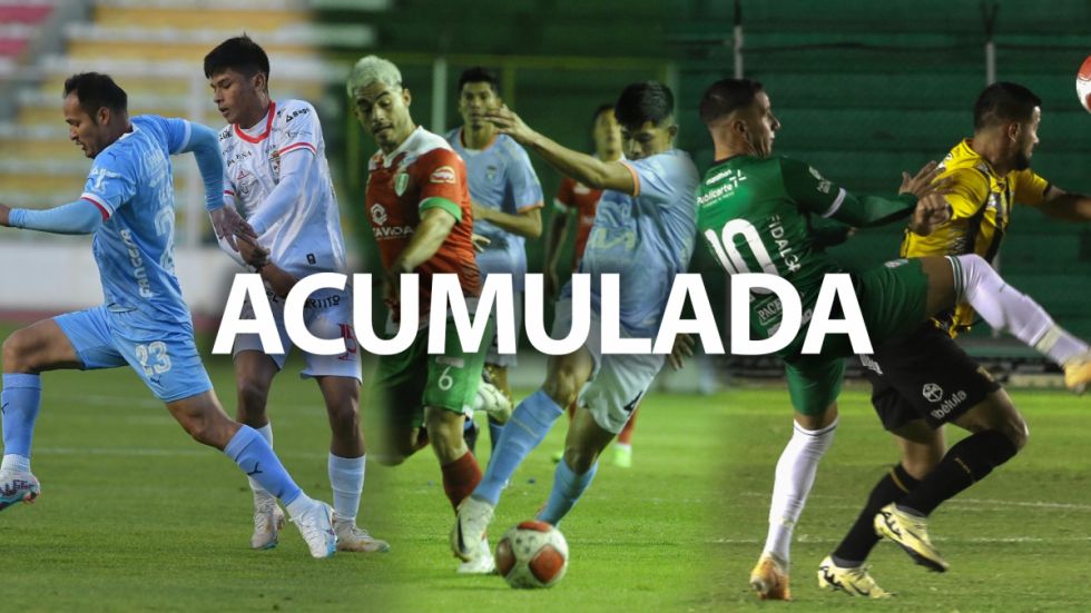 Luego de 12 fechas, así se encuentra la tabla acumulada del fútbol boliviano