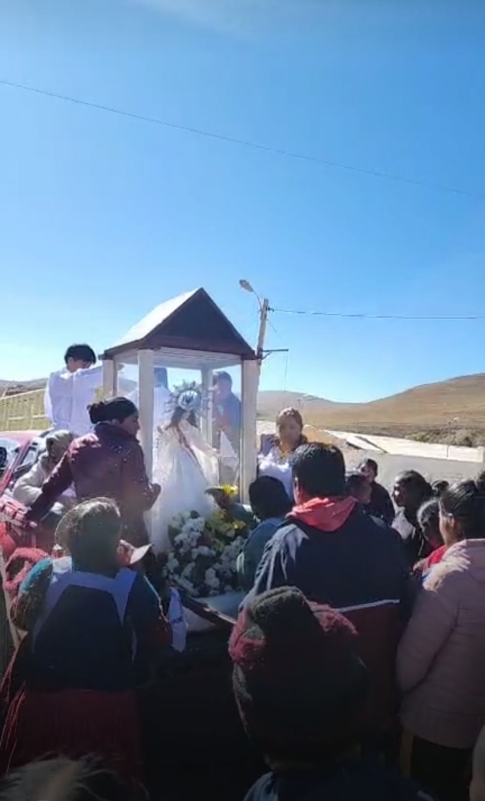 La Virgen de Chaguaya visitó el municipio de El Puente
