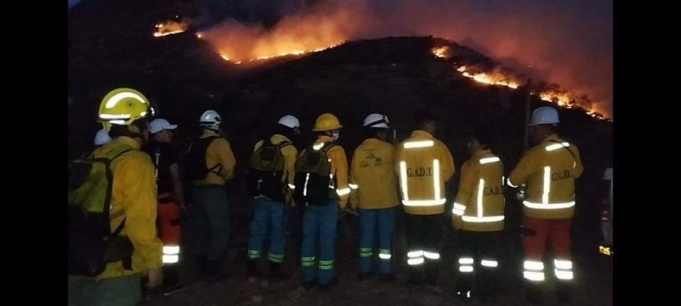 Incendio en Laderas Sud aún no fue sofocado