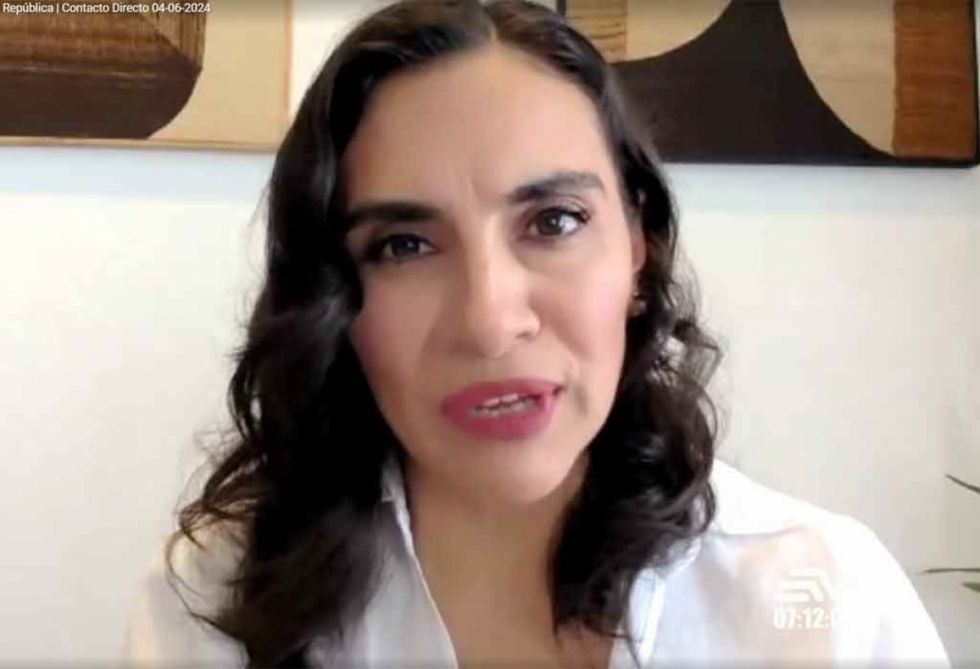 Vicepresidenta cuestiona plan de gobierno de Noboa