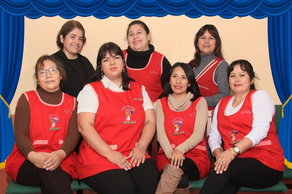 Profesoras del Jardín de niños Belgrano, turno matutino.