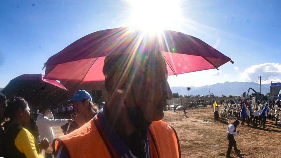 Alerta naranja por el ascenso de temperatura y fuertes vientos en el territorio nacional