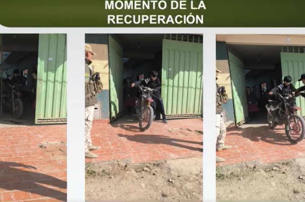 Recuperan moto robada en Tarija en vivienda vigilada por víctimas de robo