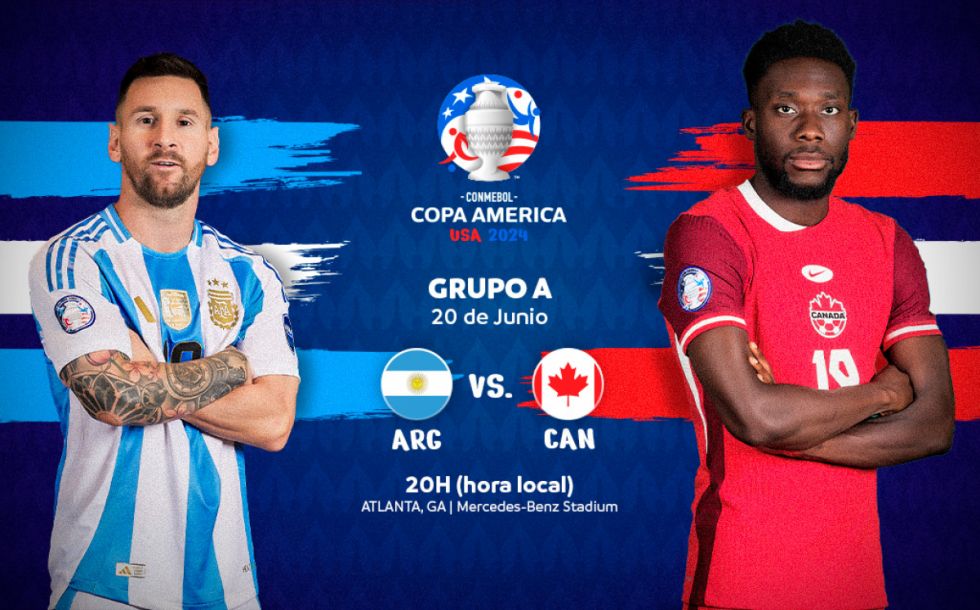 Argentina abre la Copa América 2024 ante Canadá