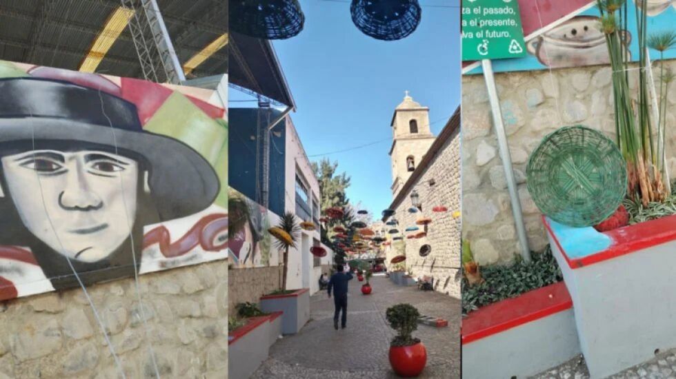 Tarija: Buscan canastas en desuso para reponer decoración del pasaje Baldivieso