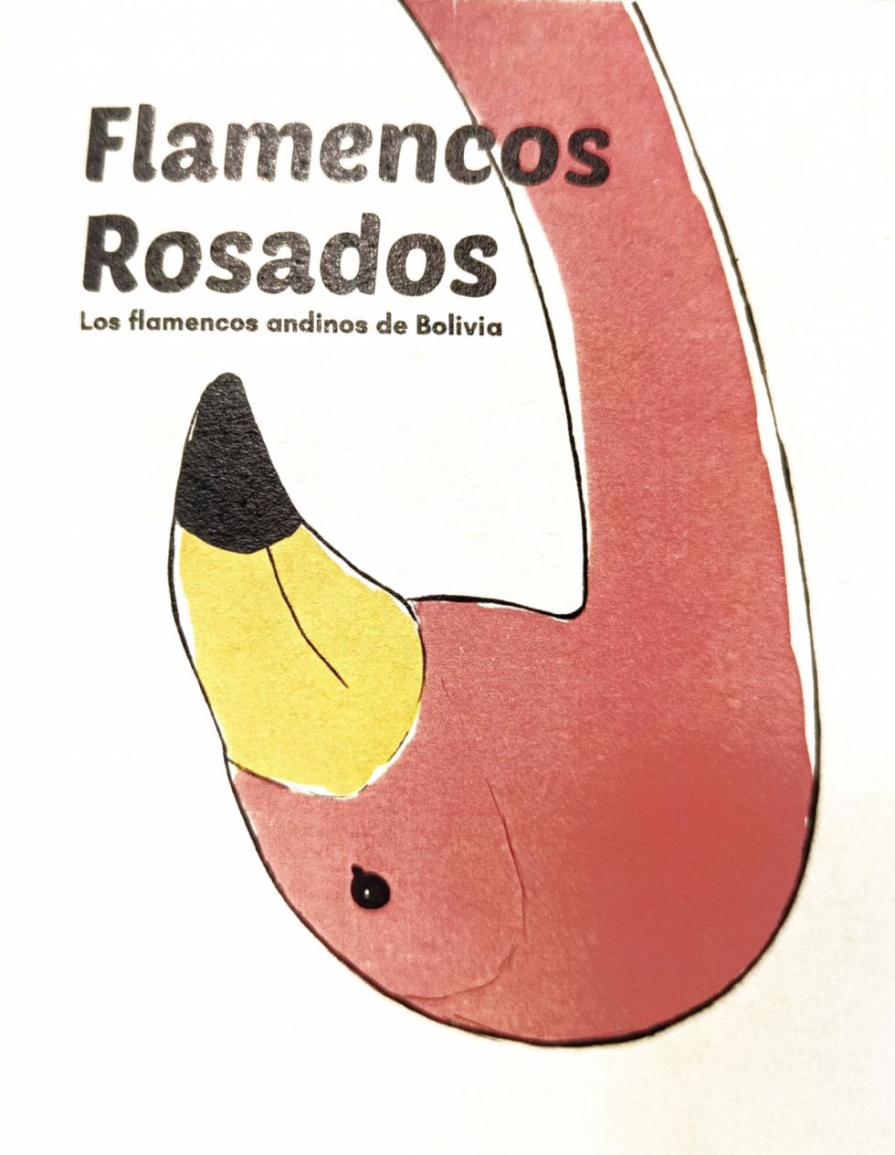 Tapa de un libro acerca de los flamencos andinos.