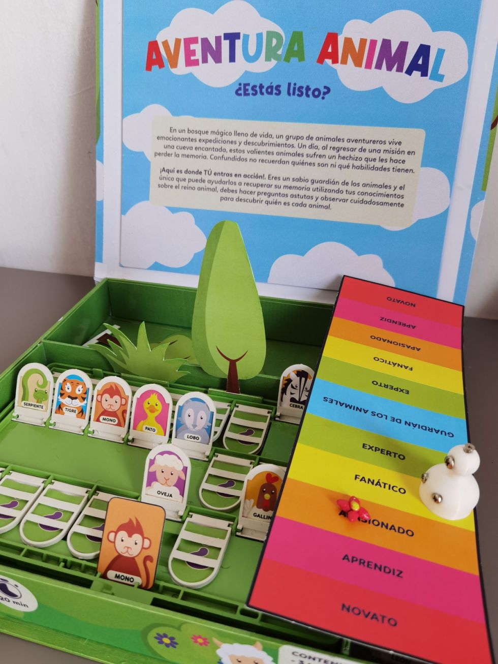 Un juego de mesa para conocer a los animales.