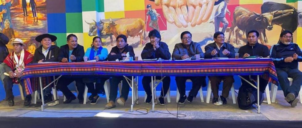 Evo afirma que Arce y Zúñiga se reunieron el domingo por la noche en La Paz