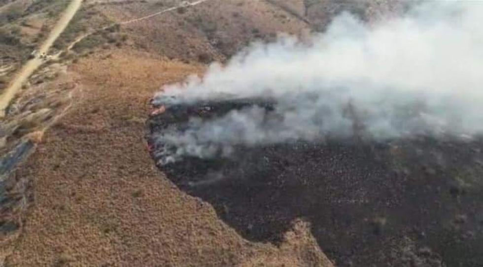 Reportan incendio en Tucumillas 