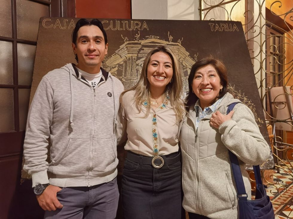 Carlos Guerra, Jimena Jijena y Mirtha Jijena