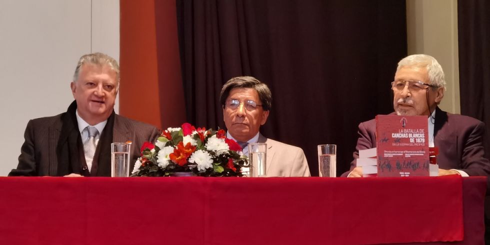 Hugo Suárez Calbimonte, José Porcel y Carlos Cardona.