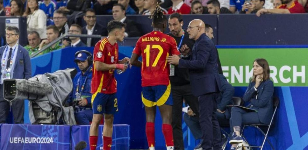 De la Fuente: "El 50 por ciento de Mbappé  es el 100 de cualquier otro"