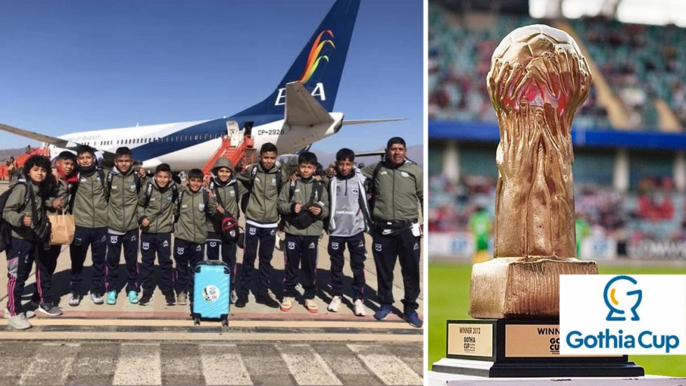 Cancheritos de Tarija rumbo a la Gothia Cup en Suecia