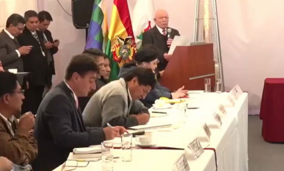 TSE instala la cumbre política que busca destrabar el entuerto electoral en Bolivia