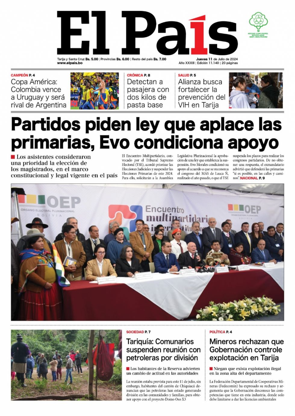 Las primarias fake, regalías mineras, OTAN nuclear: Lee las imprescindibles