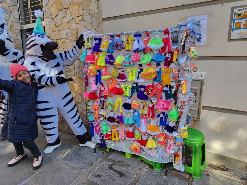Muestra de los tradicionales bazares