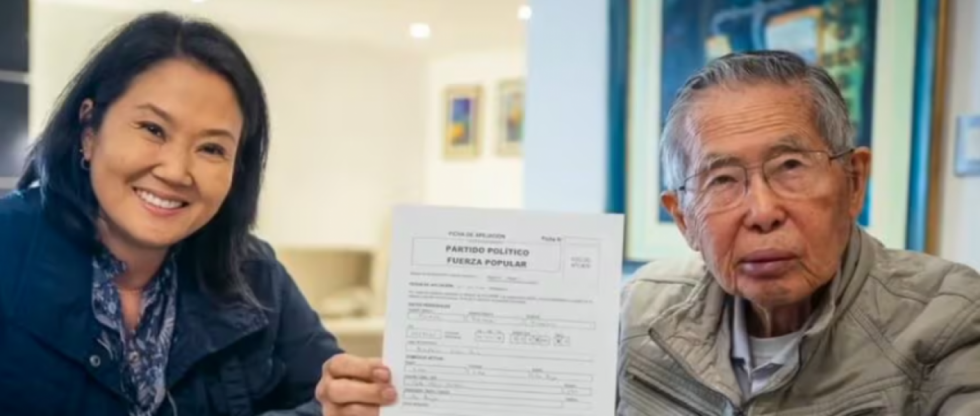 Alberto Fujimori será candidato a la Presidencia de Perú, anuncia su hija Keiko