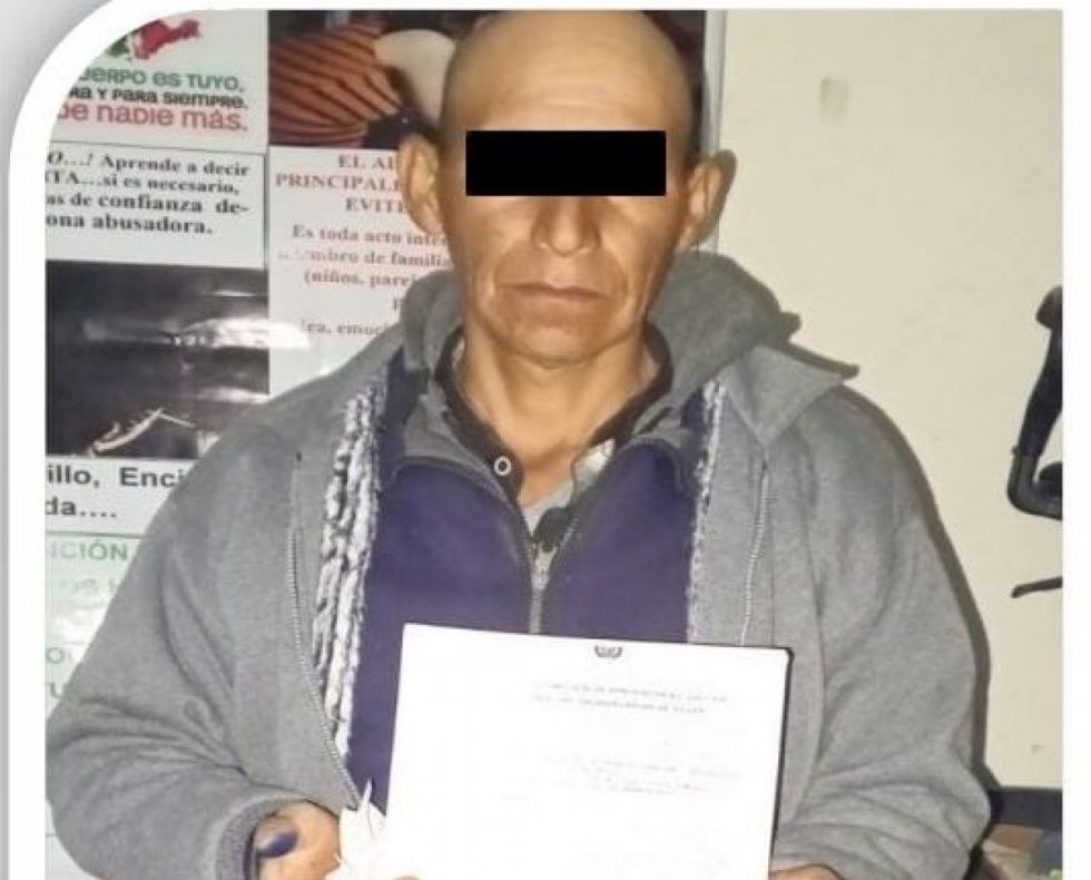 Detienen a un sujeto por violar a su ahijada de 13 años