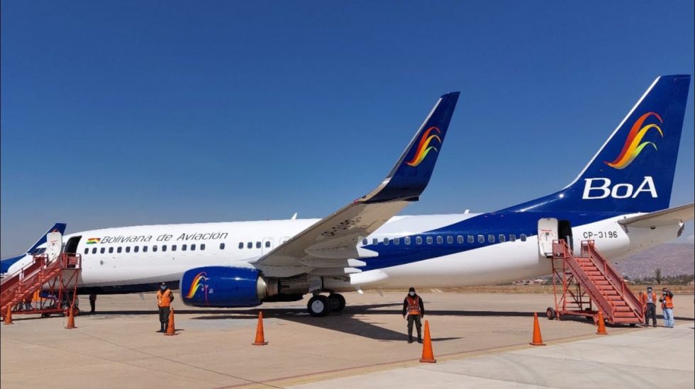 BoA registró una amenaza de bomba en el vuelo Santa Cruz-La Paz 