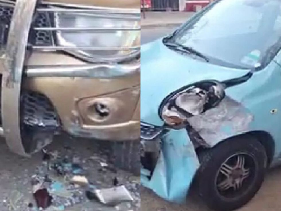 Tarija: Reportan choque frontal entre dos vehículos