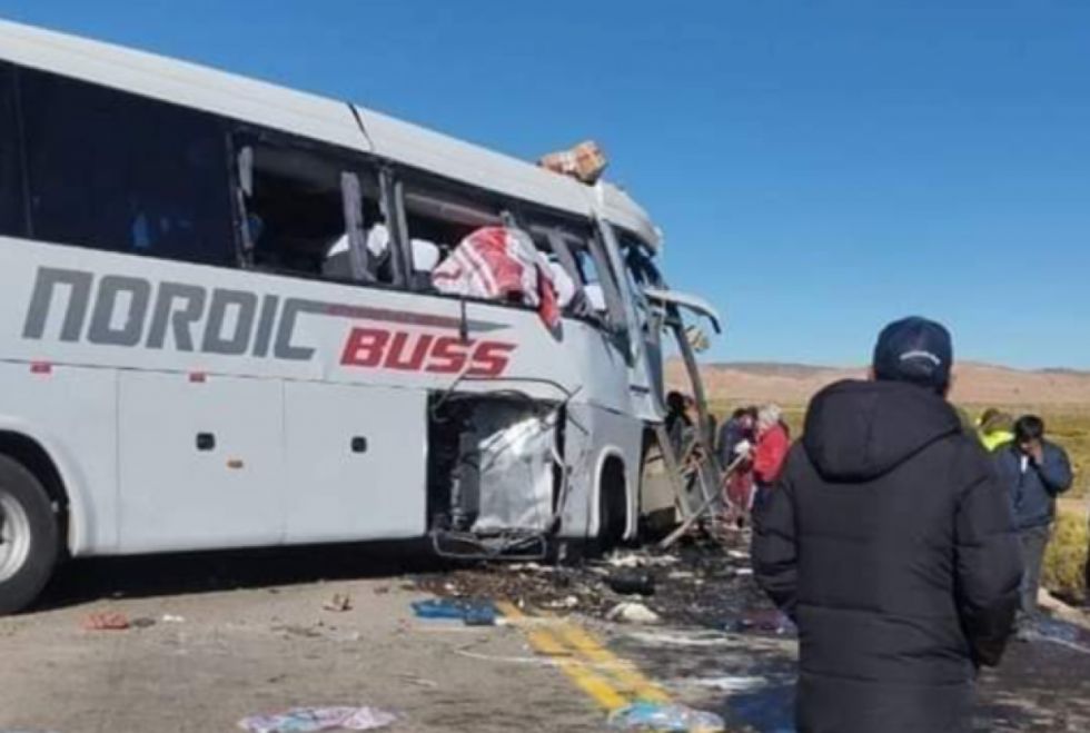 Reportan fatal accidente de tránsito sobre la carretera de Patacamaya