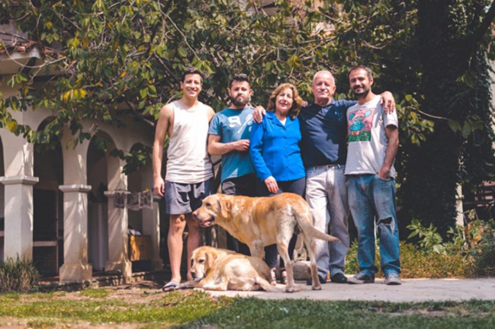 Javier Castellanos Vásquez, Susana del Carpio Borda,  Javier, Ricardo y Miguel Castellanos del Carpio
