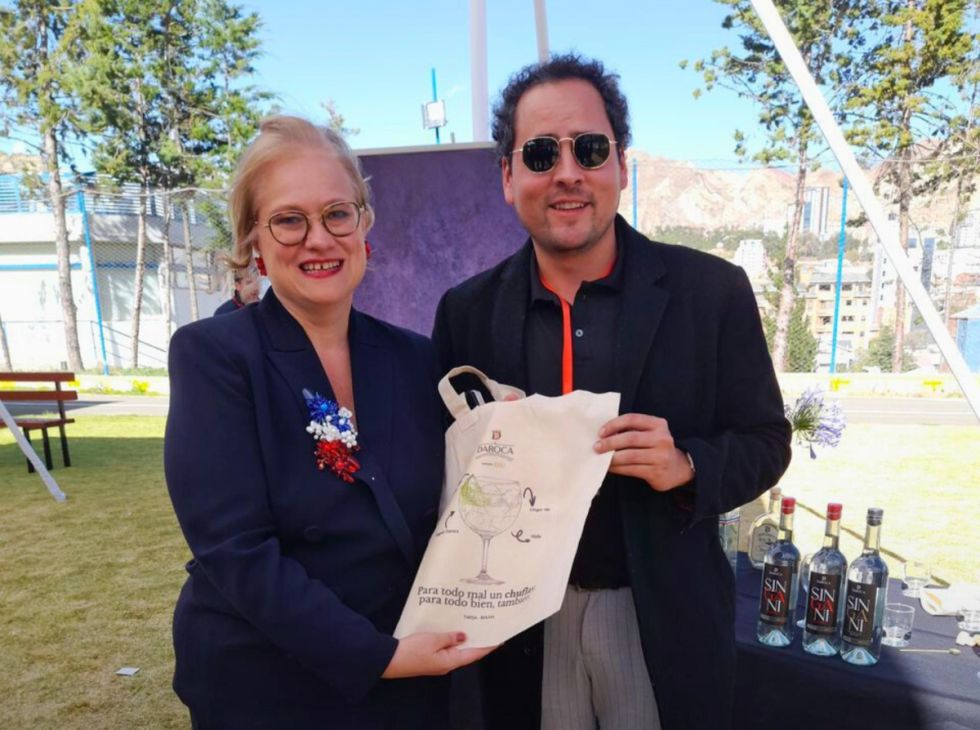 Francia celebró con el vino y el singani de Bodegas Daroca