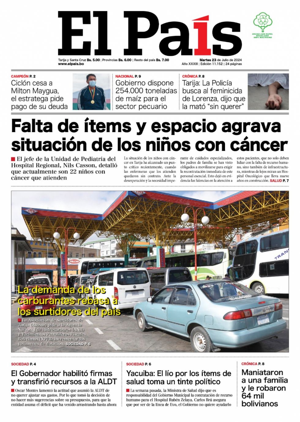 Colapso en los surtidores, el "Pirañas", Villegas y más: Lee las imprescindibles