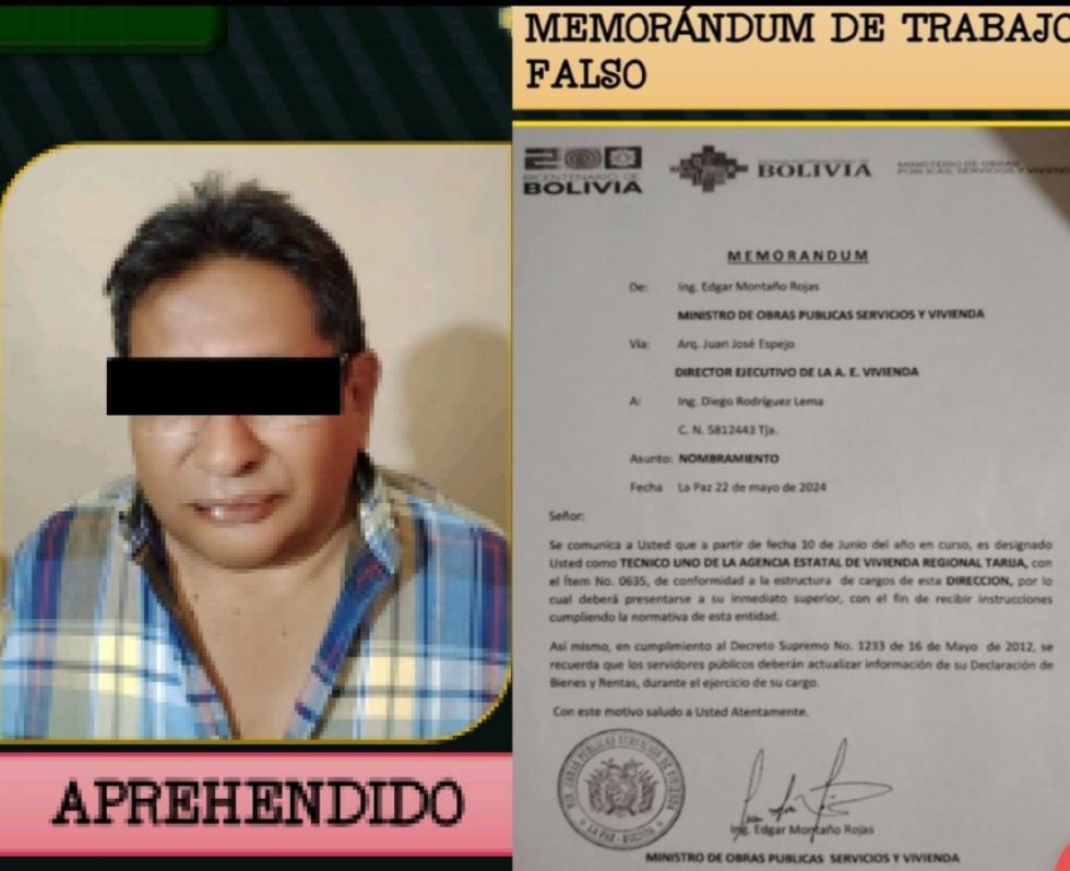 Cae sujeto que vendió cargos para un ministerio 