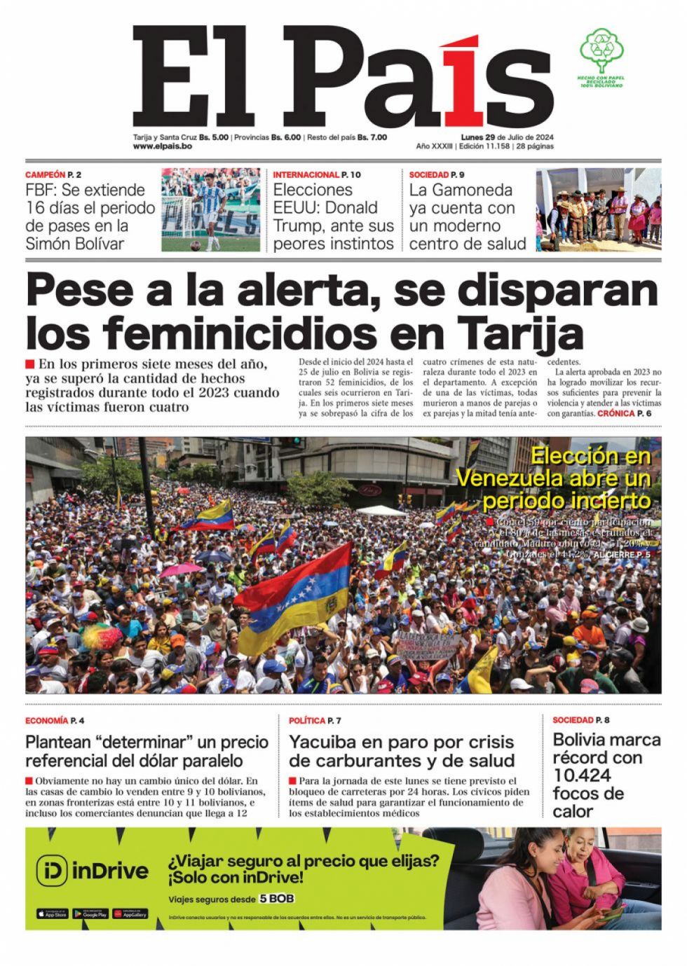 Venezuela, combustibles, feminicidios y el dólar paralelo: Lee las imprescindibles de hoy